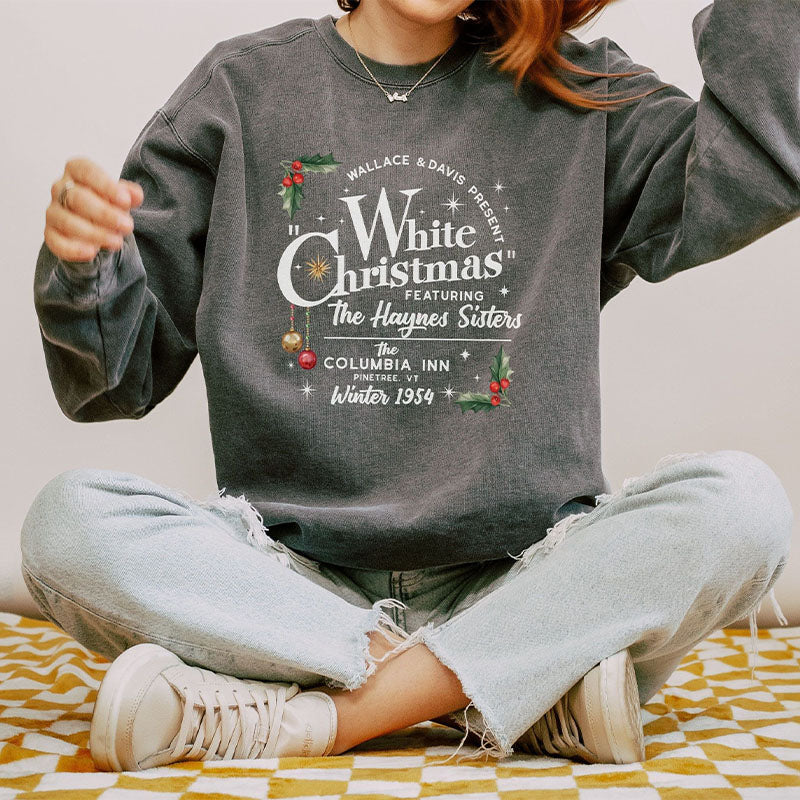 White Christmas Movie Crewneck Sweatshirt