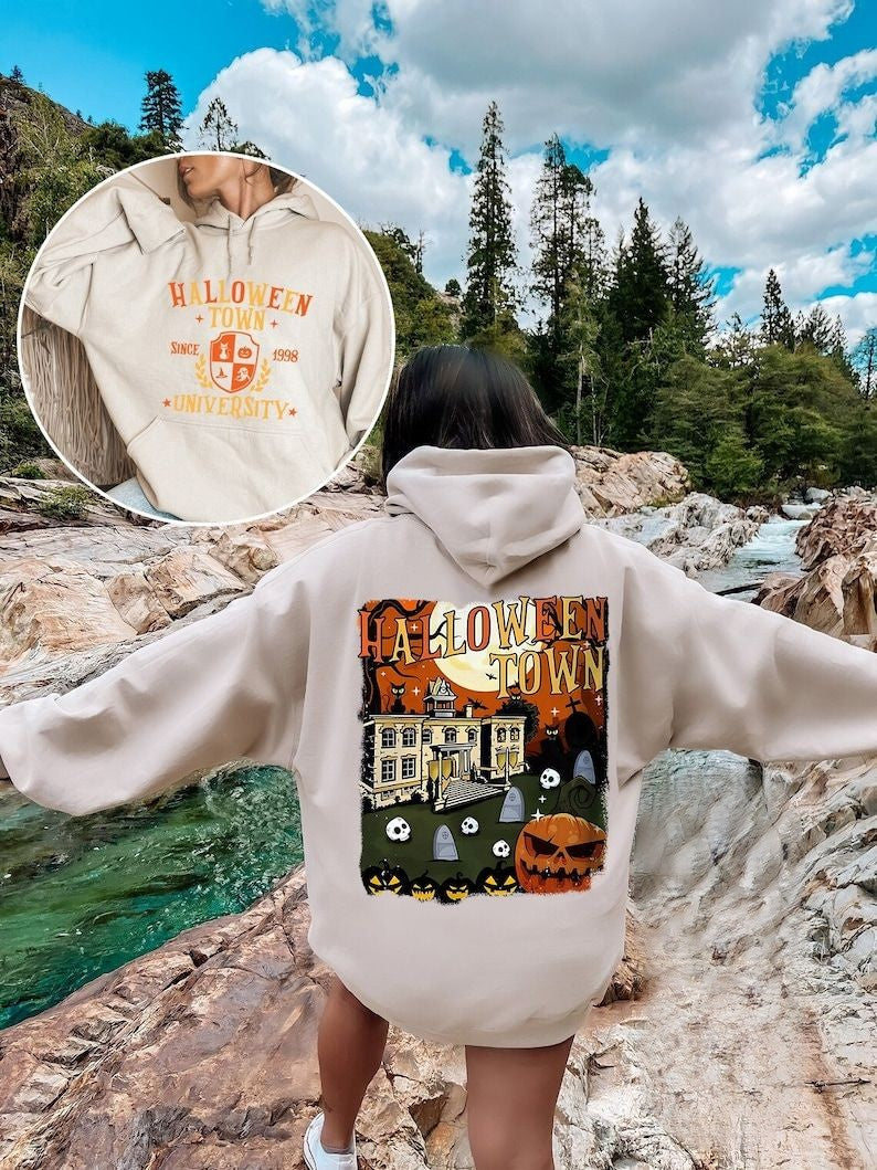 Halloween Town 1998 Print Hoodie