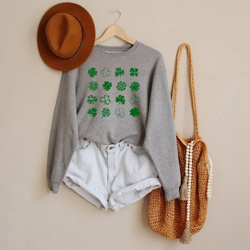 Shamrocks St. Patrick's Day Sweatshirt