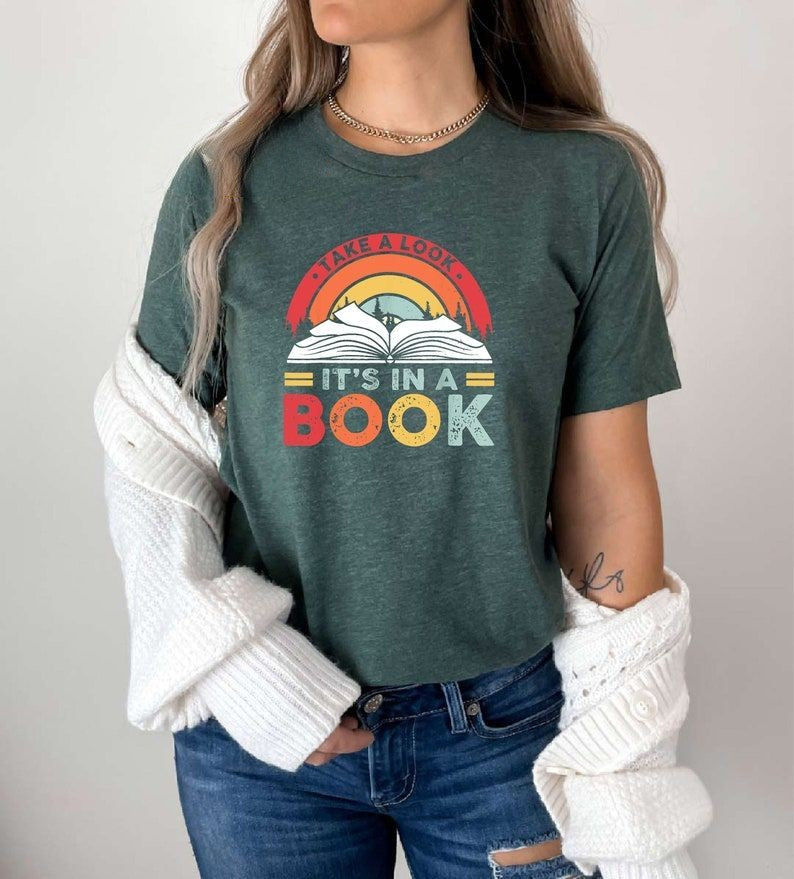 Rainbow Books Print T-shirt