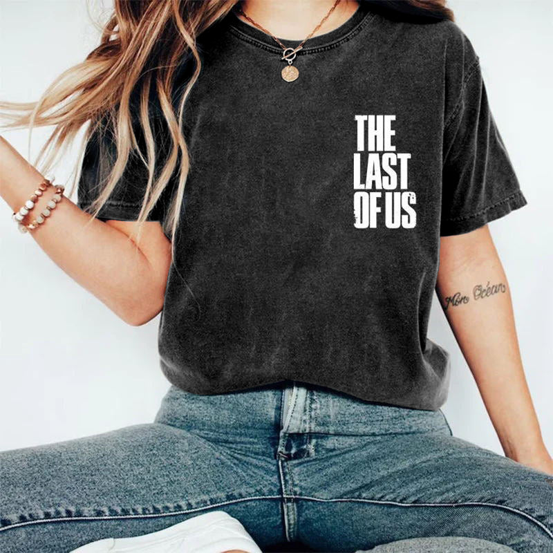 The Last of Us Art Poster Vintage T-shirt